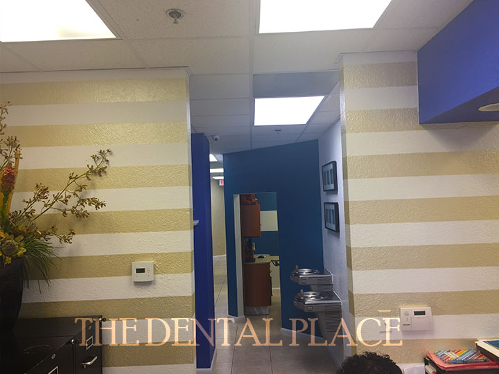 Florida Dental Place Office waiting area